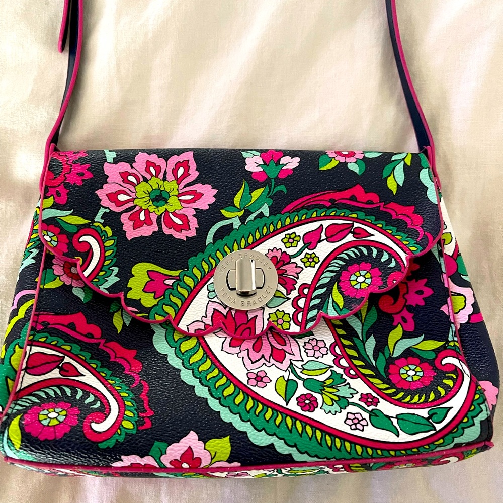 Vera Bradley Faux Leather Crossbody Purse
